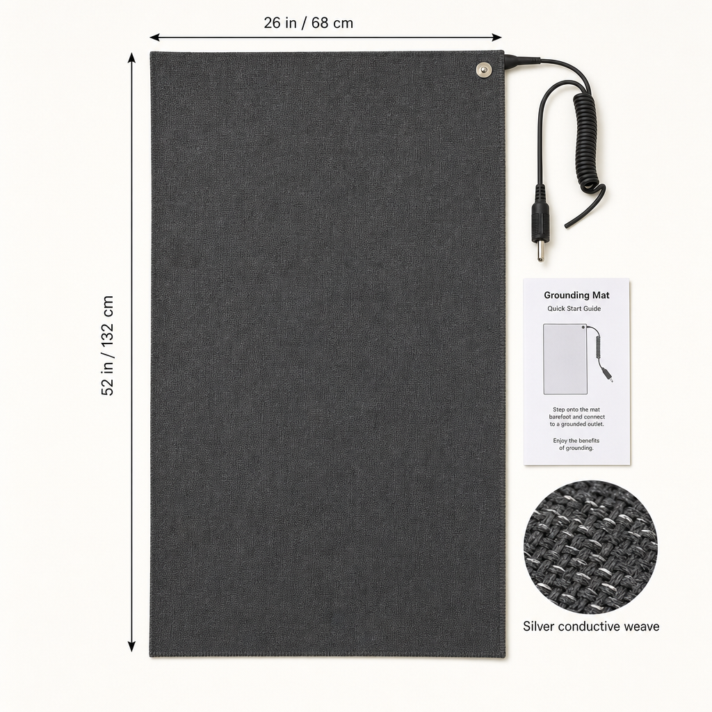 Sleep Through the Night Again — Without Taking Anything. Just Lie Down: The Mat Connects Your Body to the Ground While You Rest.